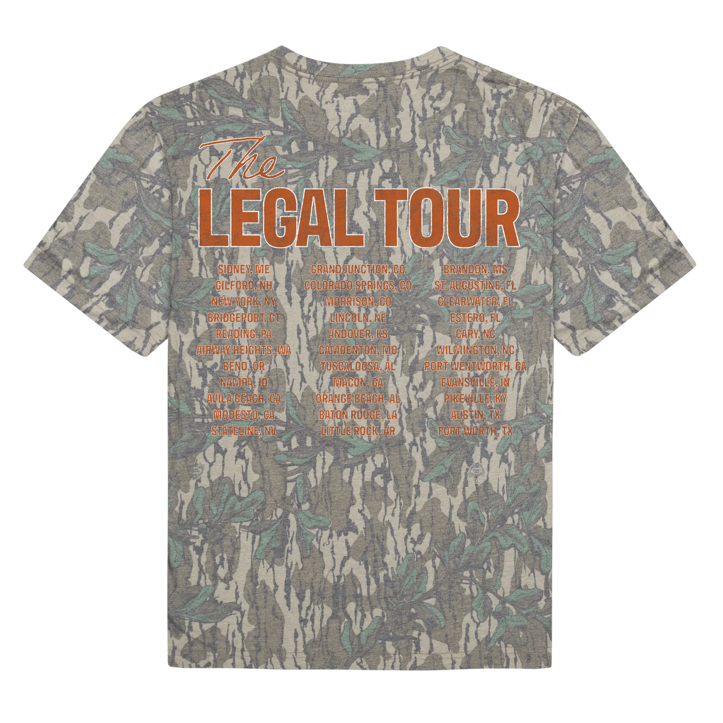 Camo Legal Tour Tee (Pre-Order)