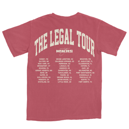 Red 'Let Em Talk' Legal Tour Tee (Pre-Order)