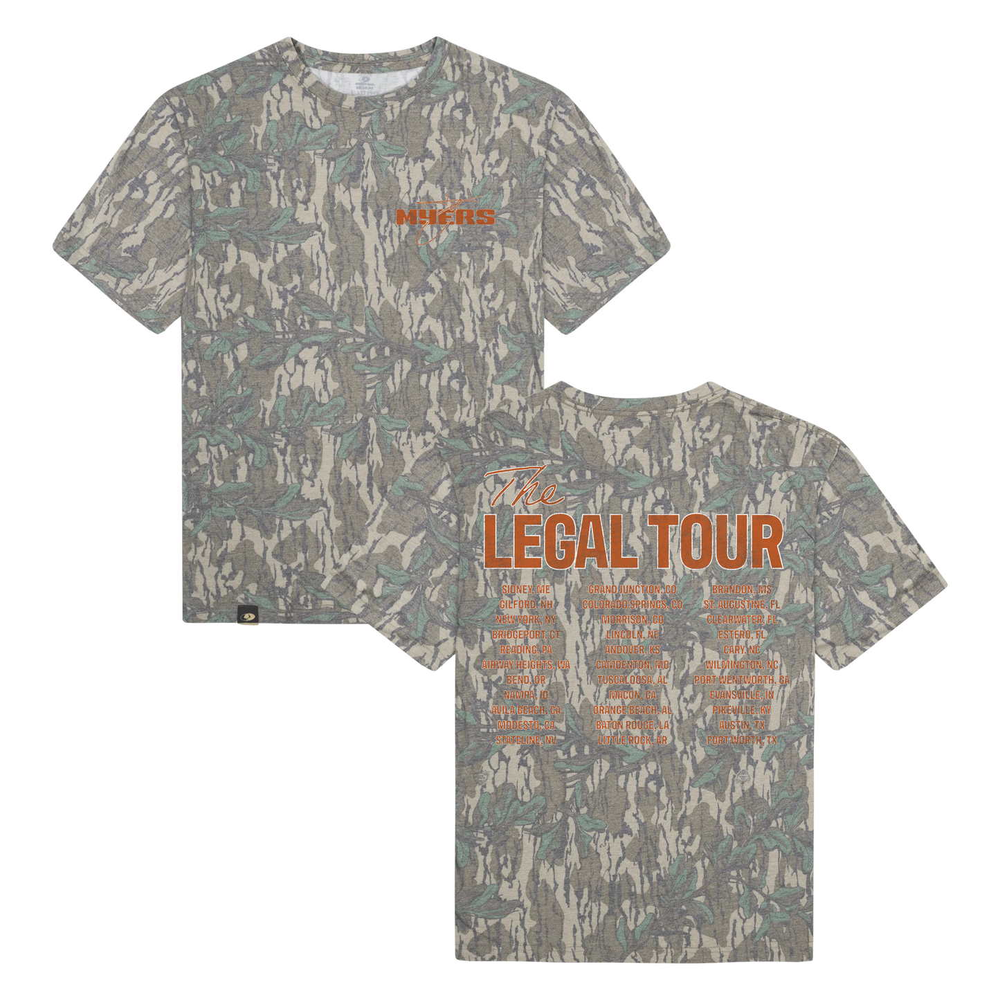 Camo Legal Tour Tee (Pre-Order)