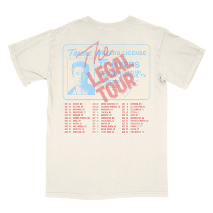Natural 'License' Legal Tour Tee (Pre-Order)