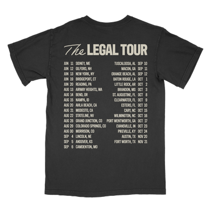 Black Photo Legal Tour Tee (Pre-Order)