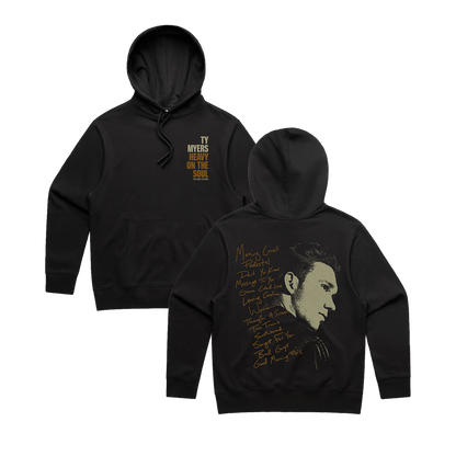 Heavy on the Soul Black Hoodie (Pre-Order)